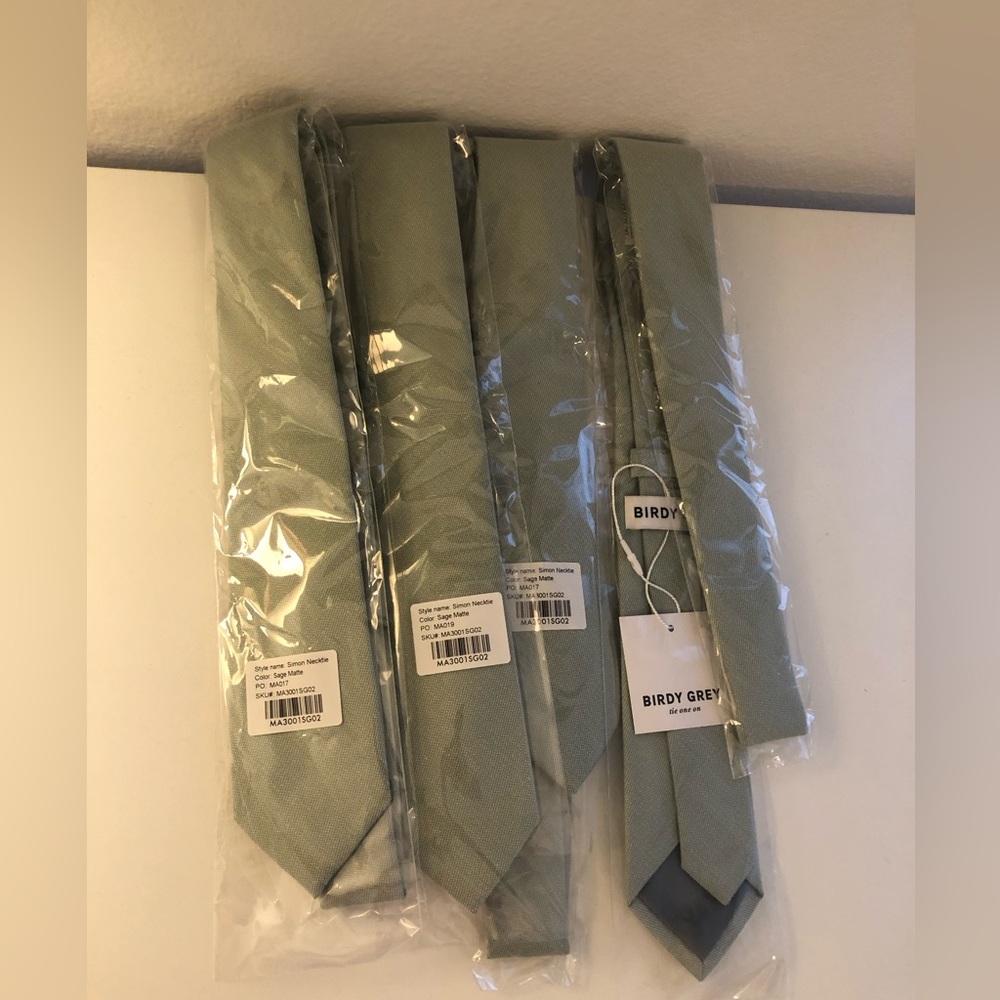 Birdy Grey Sage Simon Neckties (4)